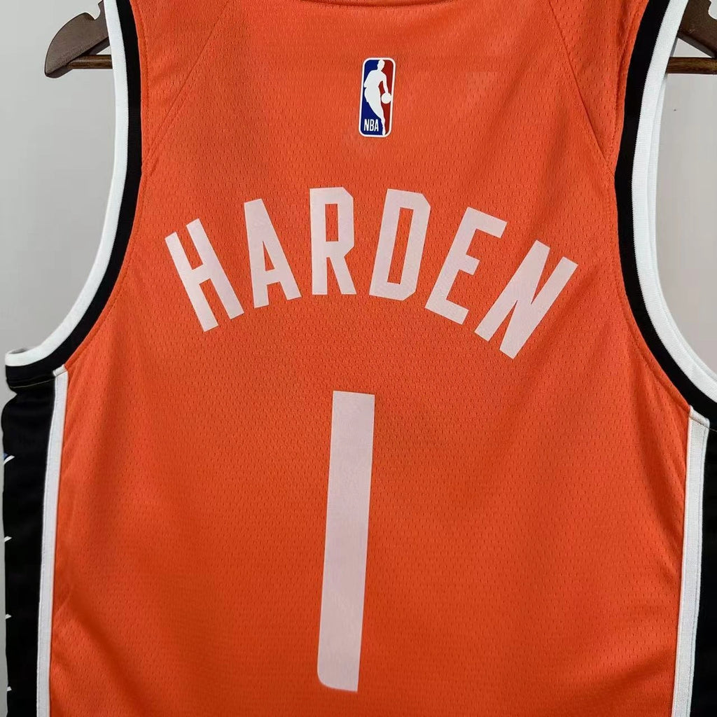 James Harden No.1 Los Angeles Clippers City Edition Jersey 2025-26 NBA Authentic Swingman Jersey - View 6
