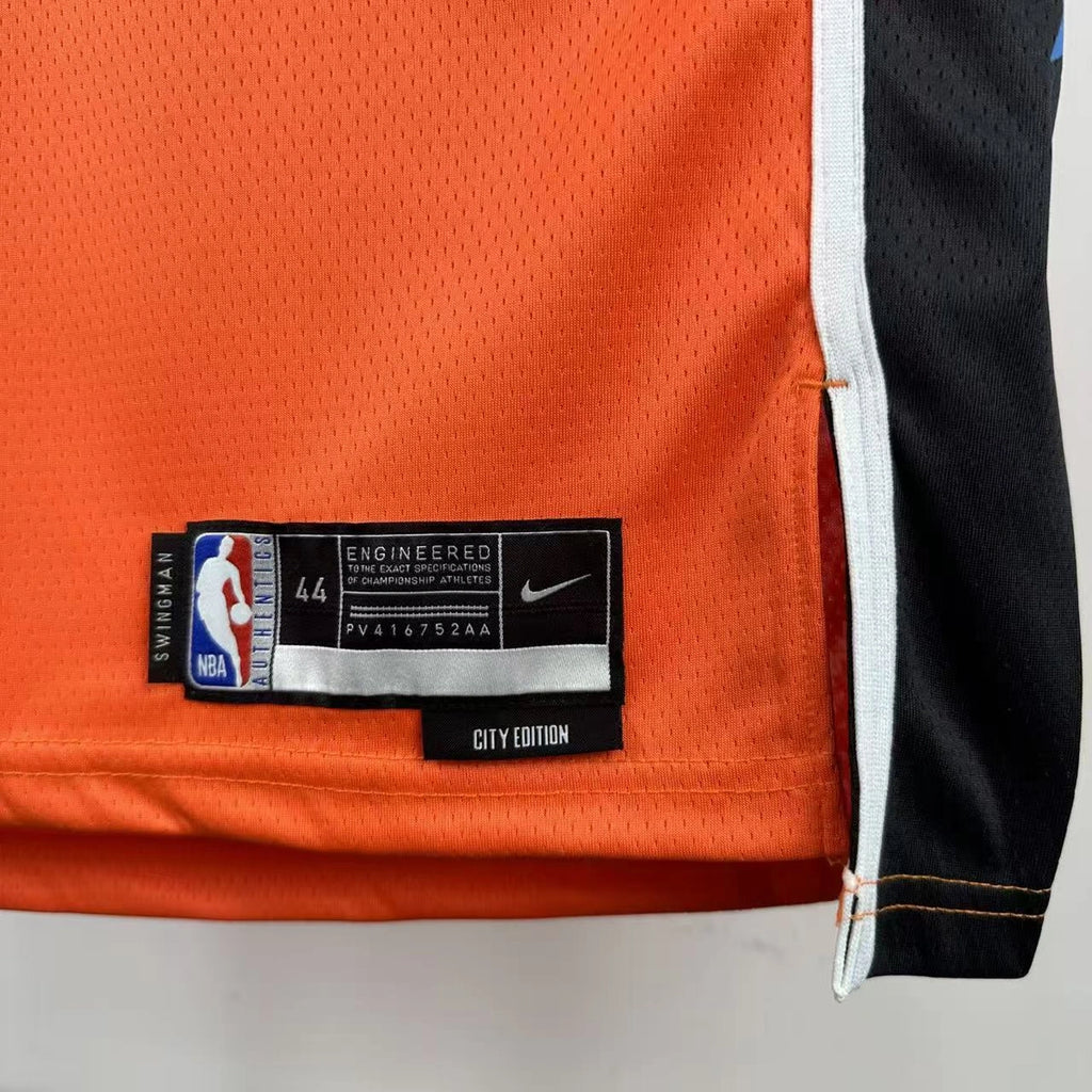 Kawhi Leonard No.2 Los Angeles Clippers City Edition Jersey 2025-26 NBA Authentic Swingman Jersey - View 7