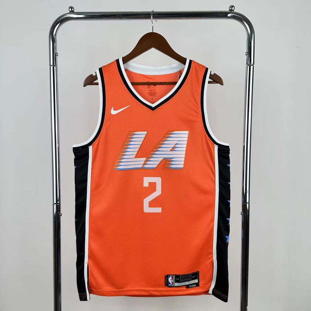 Kawhi Leonard No.2 Los Angeles Clippers City Edition Jersey 2025-26 NBA Authentic Swingman Jersey - View 12