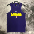 Lakers Front Full View in Purple — Flatlay