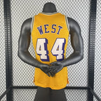Jerry West Los Angeles Lakers No.44 Throwback Swingman Jersey 1971-72 - View 717