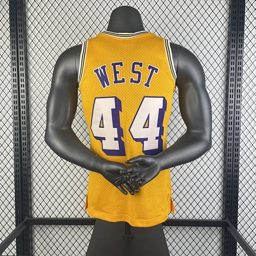 Jerry West Los Angeles Lakers No.44 Throwback Swingman Jersey 1971-72 - View 717