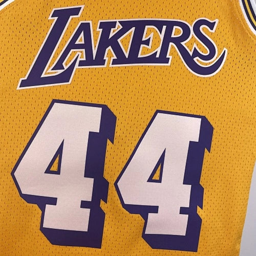 Jerry West Los Angeles Lakers No.44 Throwback Swingman Jersey 1971-72 - View 717