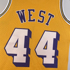Jerry West Los Angeles Lakers No.44 Throwback Swingman Jersey 1971-72 - View 717
