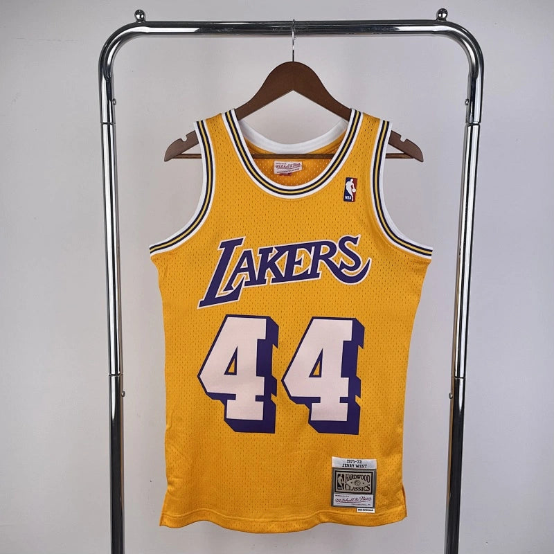 Jerry West Los Angeles Lakers No.44 Throwback Swingman Jersey 1971-72 - View 717