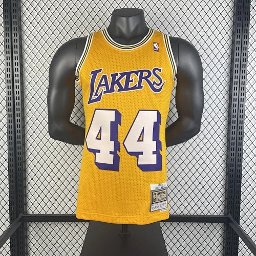 Jerry West Los Angeles Lakers No.44 Throwback Swingman Jersey 1971-72 - View 717