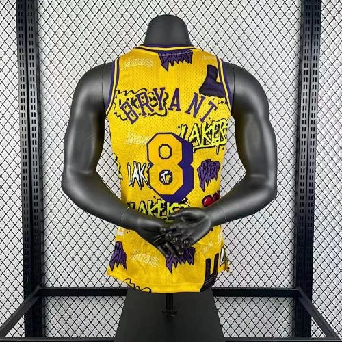 Kobe Bryant Los Angeles Lakers No.8 Throwback Swingman Jersey 1996-97 - View 969