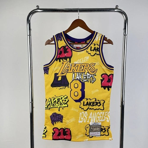 Kobe Bryant Los Angeles Lakers No.8 Throwback Swingman Jersey 1996-97 - View 969