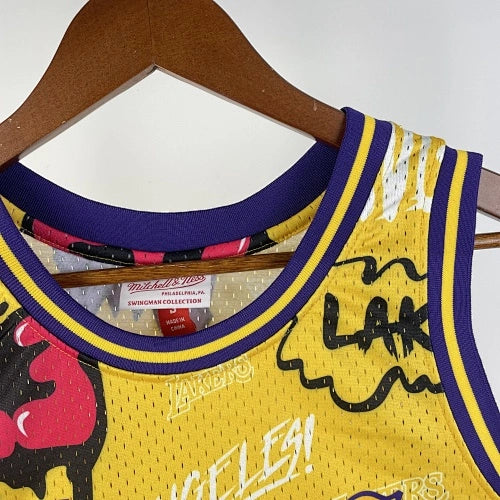 Kobe Bryant Los Angeles Lakers No.8 Throwback Swingman Jersey 1996-97 - View 969
