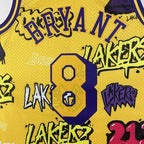 Kobe Bryant Los Angeles Lakers No.8 Throwback Swingman Jersey 1996-97 - View 969