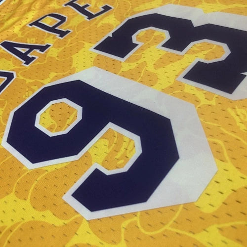 Los Angeles Lakers Los Angeles Lakers No. BAPE Camo Jersey  - View 4