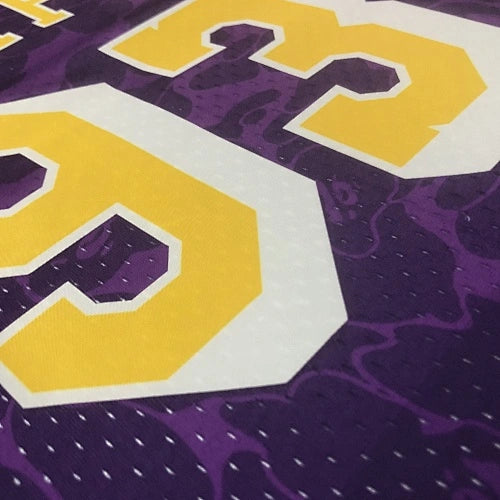 Los Angeles Lakers Los Angeles Lakers No. BAPE Camo Jersey  - View 4