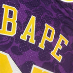Los Angeles Lakers Los Angeles Lakers No. BAPE Camo Jersey  - View 2