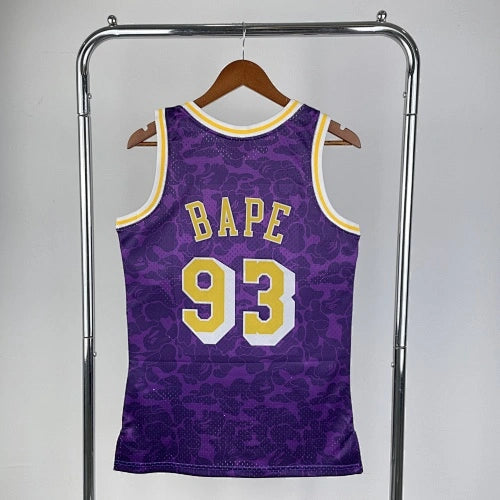Los Angeles Lakers Los Angeles Lakers No. BAPE Camo Jersey  - View 20