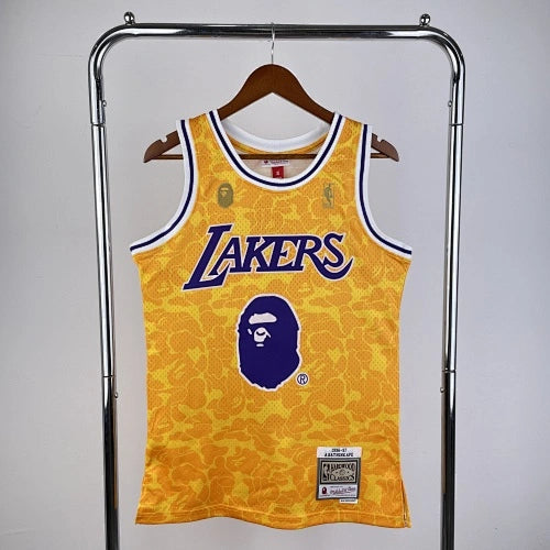 Los Angeles Lakers Los Angeles Lakers No. BAPE Camo Jersey  - View 22