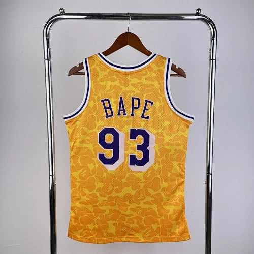 Los Angeles Lakers Los Angeles Lakers No. BAPE Camo Jersey  - View 21
