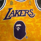 Los Angeles Lakers Los Angeles Lakers No. BAPE Camo Jersey  - View 17