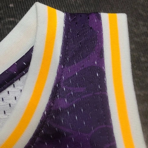 Los Angeles Lakers Los Angeles Lakers No. BAPE Camo Jersey  - View 8
