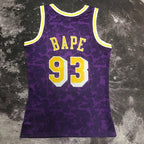 Los Angeles Lakers Los Angeles Lakers No. BAPE Camo Jersey  - View 17