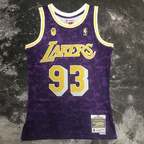 Los Angeles Lakers Los Angeles Lakers No. BAPE Camo Jersey  - View 18