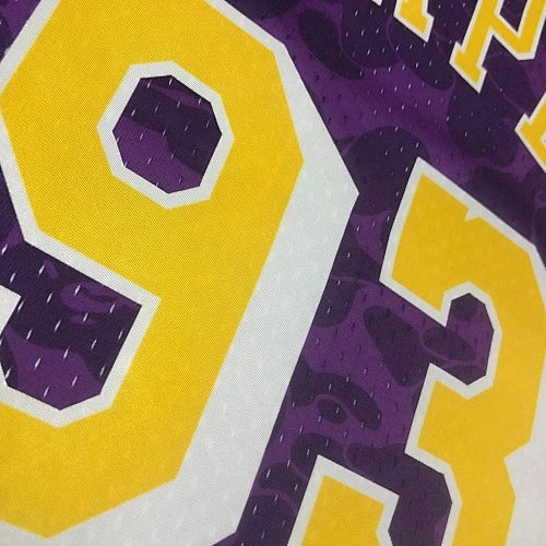 Los Angeles Lakers Los Angeles Lakers No. BAPE Camo Jersey  - View 3