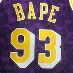 Los Angeles Lakers Los Angeles Lakers No. BAPE Camo Jersey  - View 5