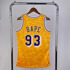 Los Angeles Lakers Los Angeles Lakers No. BAPE Camo Jersey  - View 2