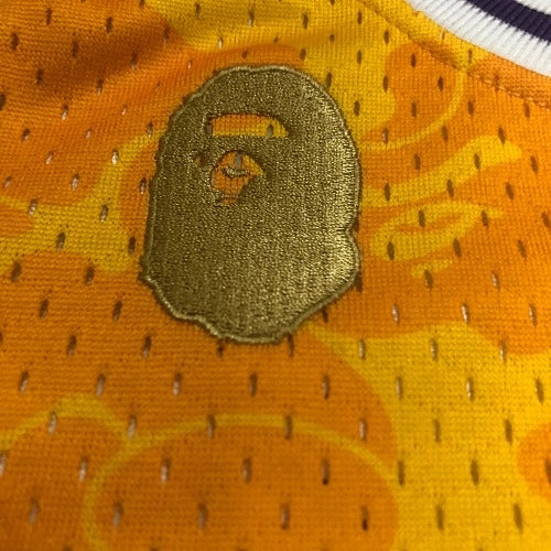 Los Angeles Lakers Los Angeles Lakers No. BAPE Camo Jersey  - View 12