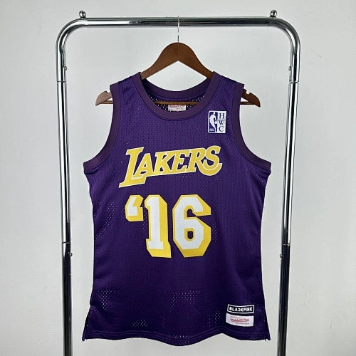 Los Angeles Lakers Los Angeles Lakers No. Swingman Jersey  - View 2