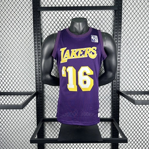 Los Angeles Lakers Los Angeles Lakers No. Swingman Jersey  - View 9