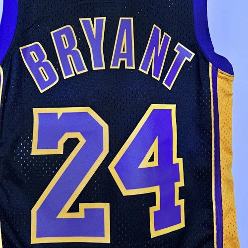 Kobe Bryant Los Angeles Lakers No.24 Throwback Crop Top Women's Jersey  - View 2