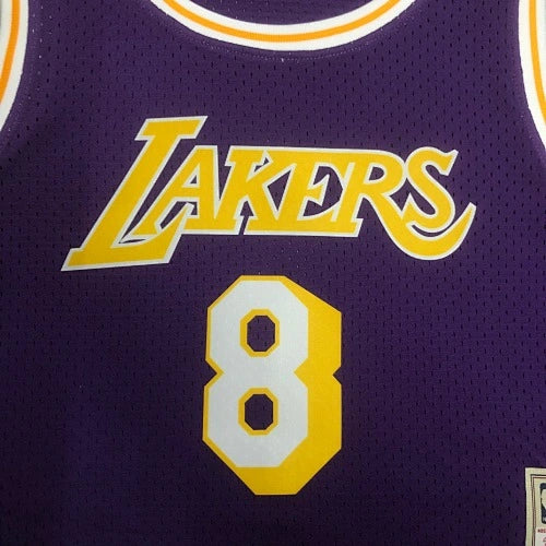Kobe Bryant Los Angeles Lakers No.8 Throwback Crop Top Women's Jersey  Purple - View 21