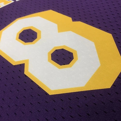 Kobe Bryant Los Angeles Lakers No.8 Throwback Crop Top Women's Jersey  Purple - View 15