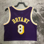 Kobe Bryant Los Angeles Lakers No.8 Throwback Crop Top Women's Jersey  Purple - View 24