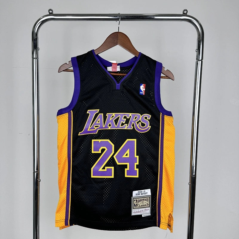 Kobe Bryant Los Angeles Lakers No.24 Throwback Crop Top Women's Jersey  - View 1