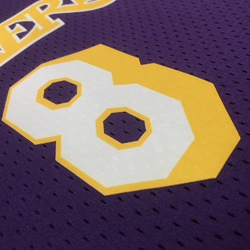 Kobe Bryant Los Angeles Lakers No.8 Throwback Crop Top Women's Jersey  Purple - View 20