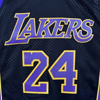 Kobe Bryant Los Angeles Lakers No.24 Throwback Crop Top Women's Jersey  - View 4