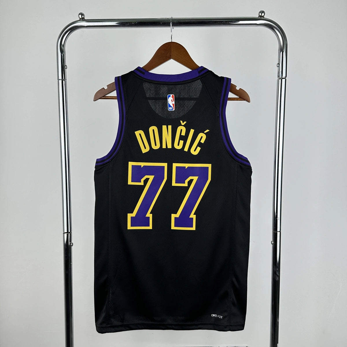 Luka Doncic No.77 Los Angeles Lakers City Edition Jersey 2025-26 NBA Authentic Swingman Jersey - View 9