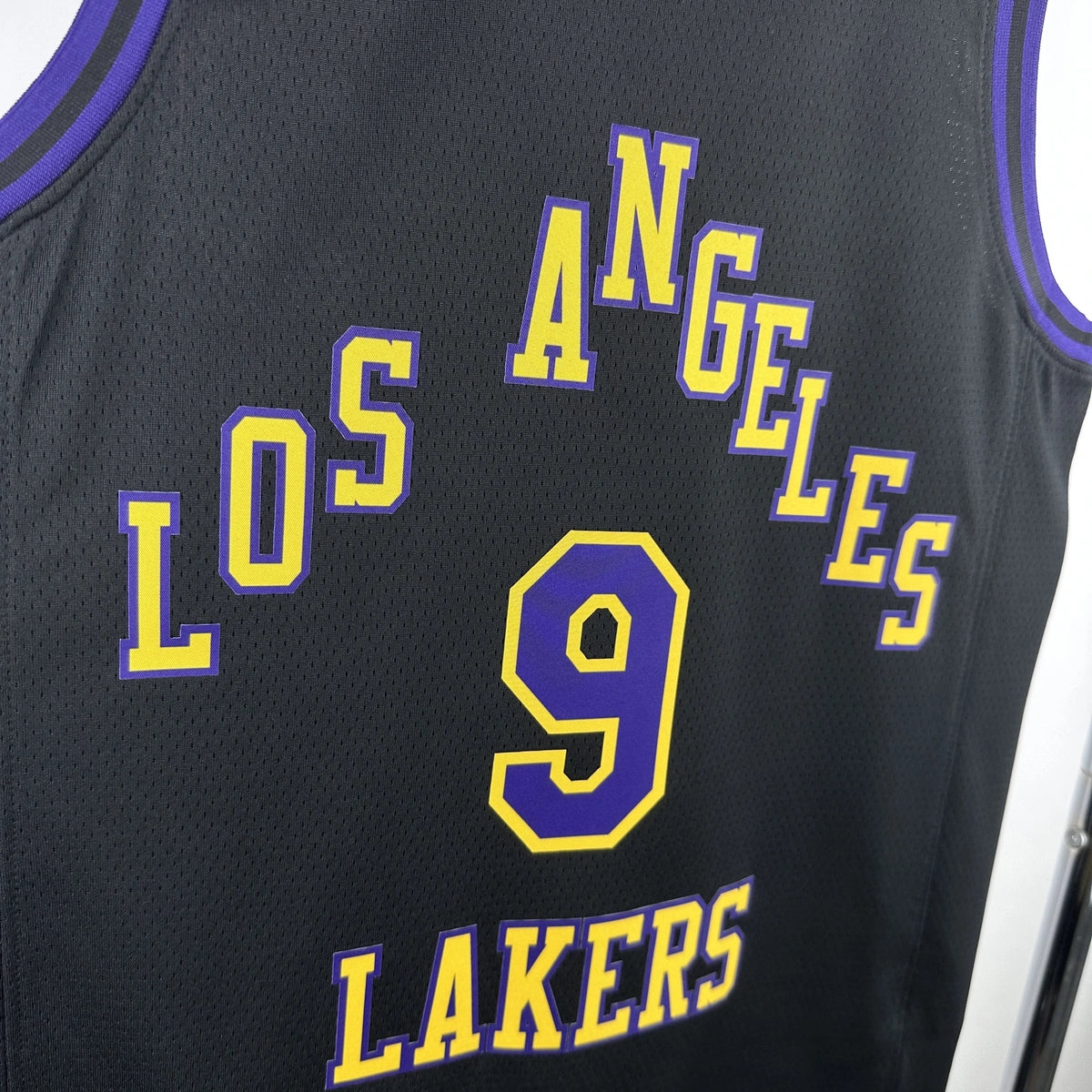 Bronny James No.9 Los Angeles Lakers City Edition Jersey 2025-26 NBA Authentic Swingman Jersey - View 2