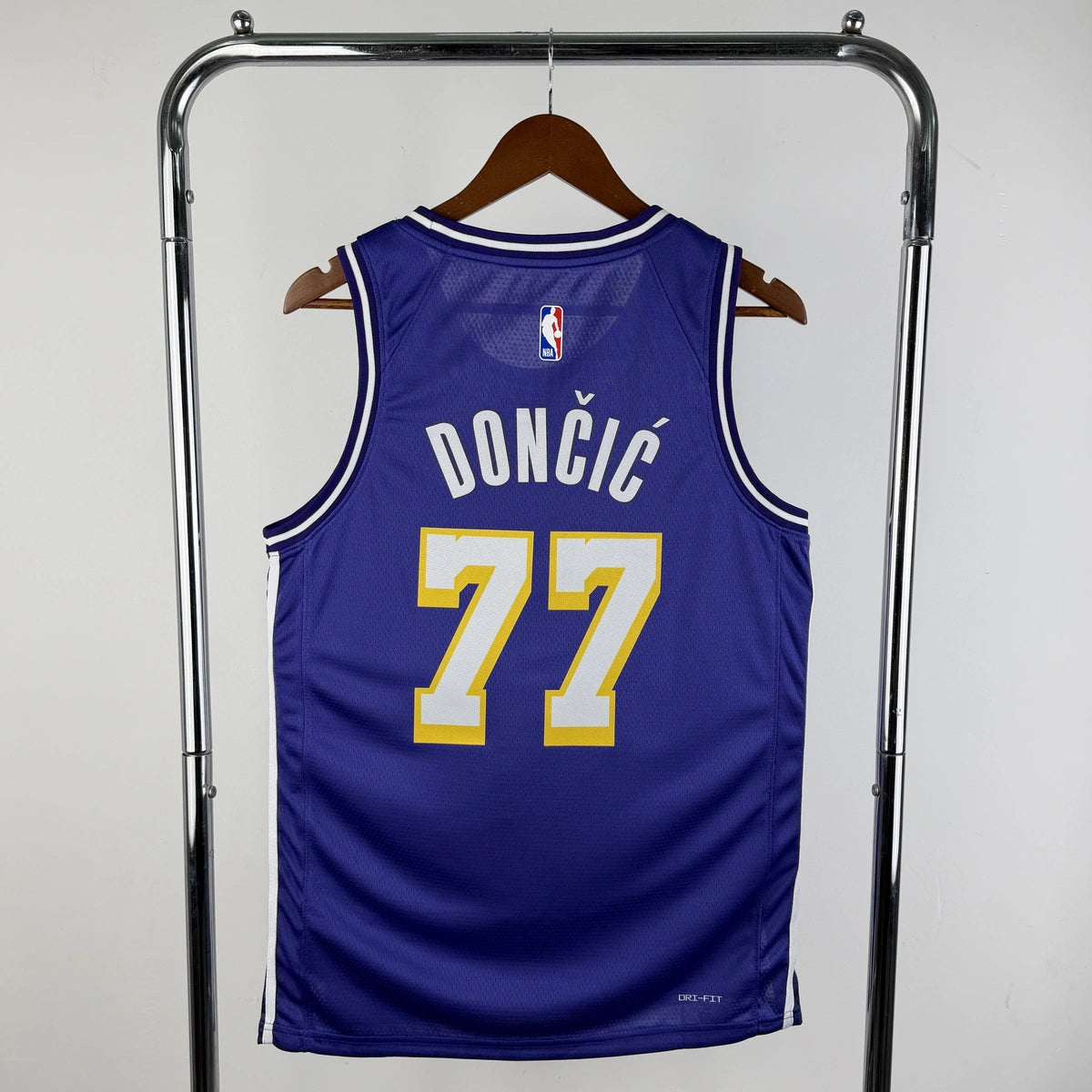 Luka Doncic No.77 Los Angeles Lakers Air Jordan Edition Jersey 2025-26 NBA Authentic Swingman Jersey - View 9
