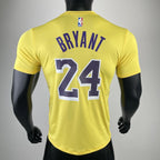 Los Angeles Lakers #24 Yellow Jersey - View 003