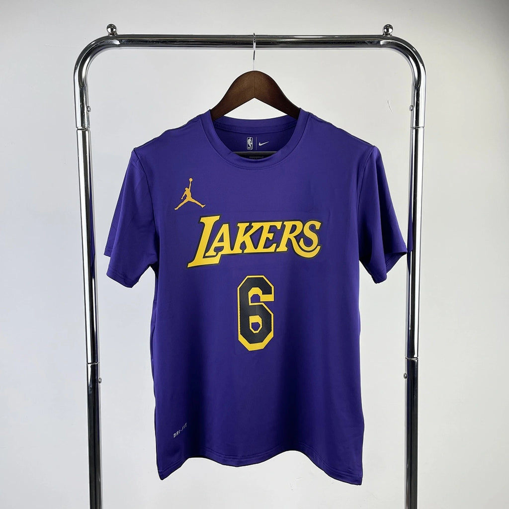 Los Angeles Lakers #6 Jordan Brand Jersey 2023 - View 001