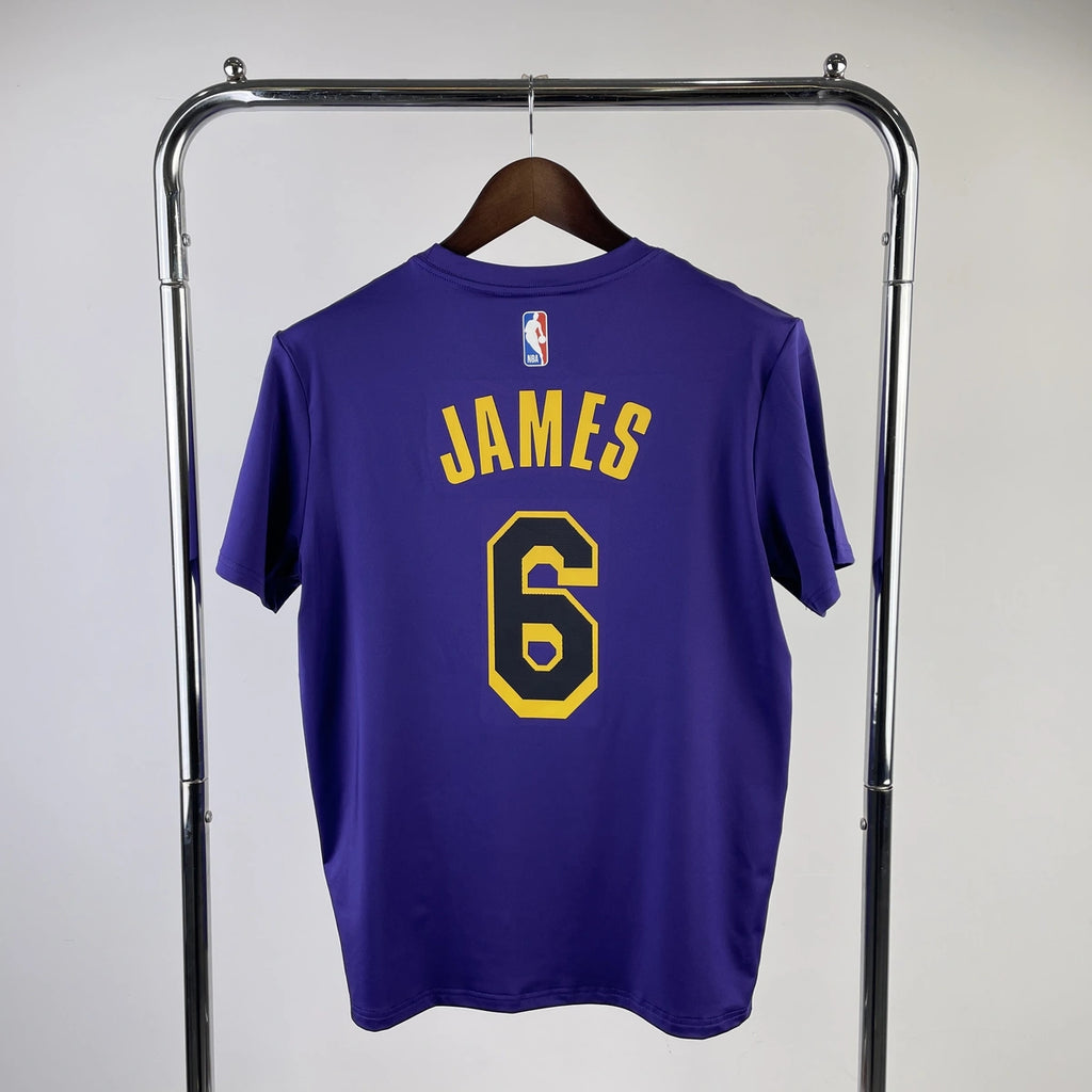 Los Angeles Lakers #6 Jordan Brand Jersey 2023 - View 004