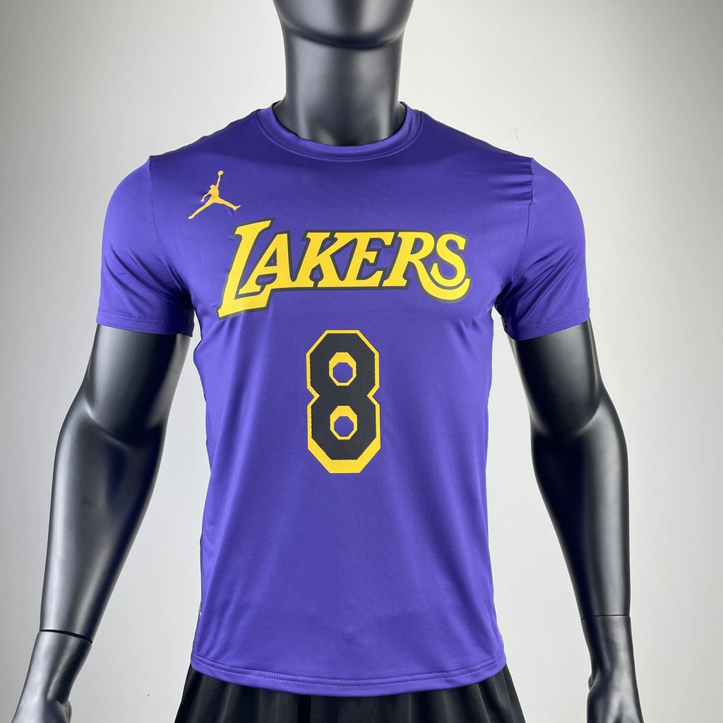 Los Angeles Lakers #8 Jordan Brand Jersey 2023 - View 004