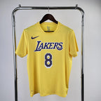 Los Angeles Lakers #8 Yellow Jersey - View 001