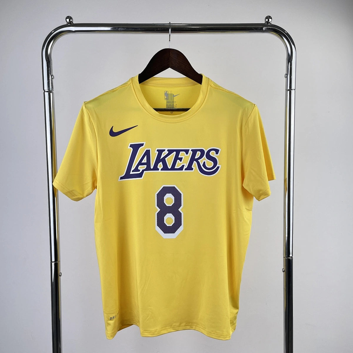 Los Angeles Lakers #8 Yellow Jersey - View 001