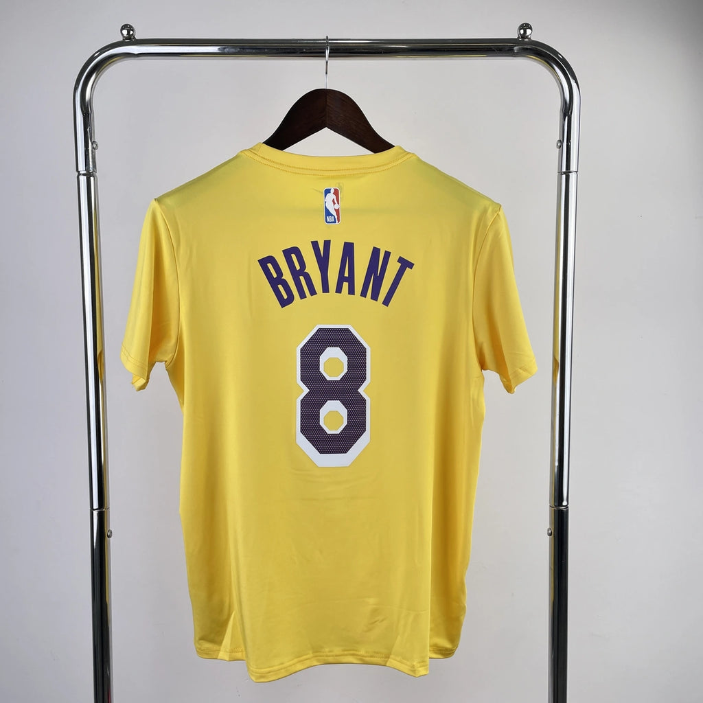 Los Angeles Lakers #8 Yellow Jersey - View 005