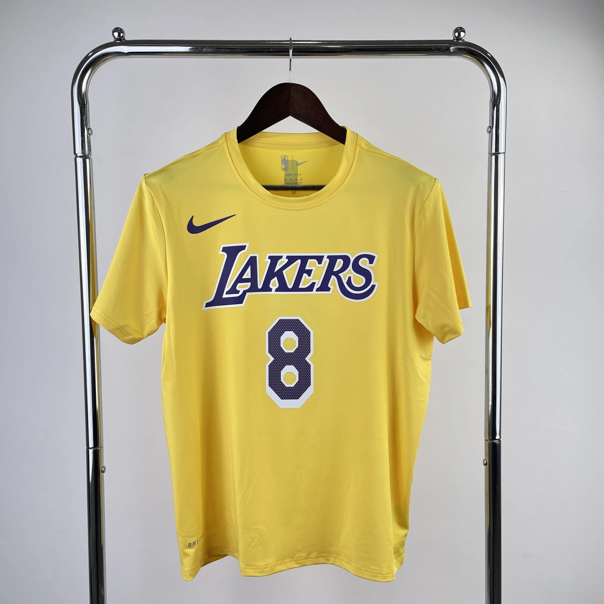 Los Angeles Lakers #8 Yellow Jersey - View 006