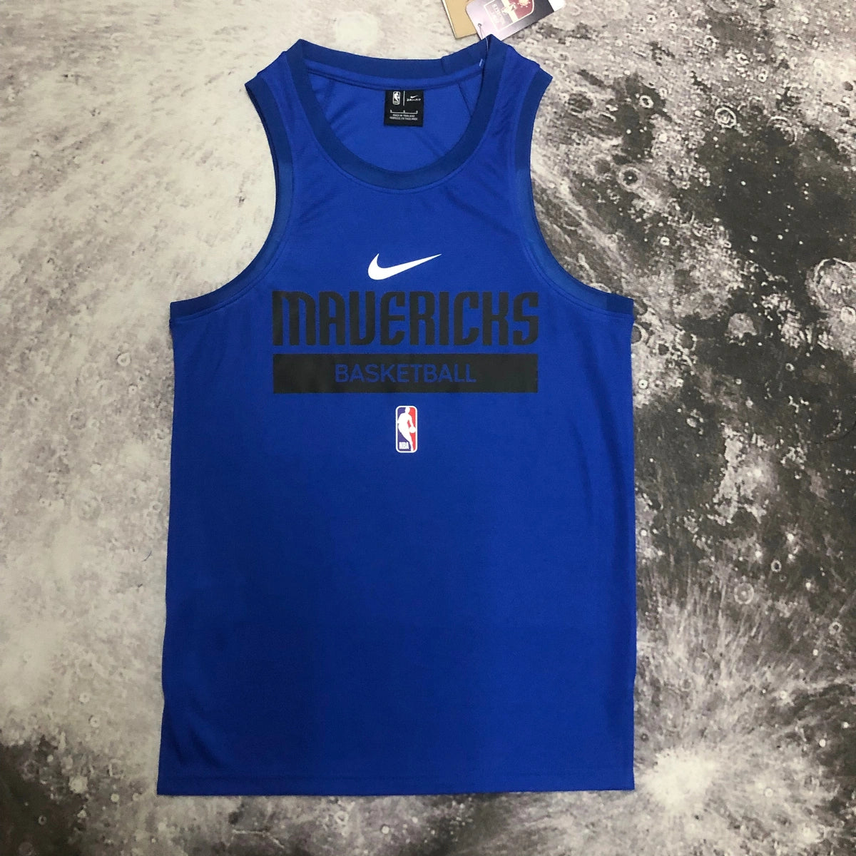 Mavericks Front Full View in Blue — Flatlay