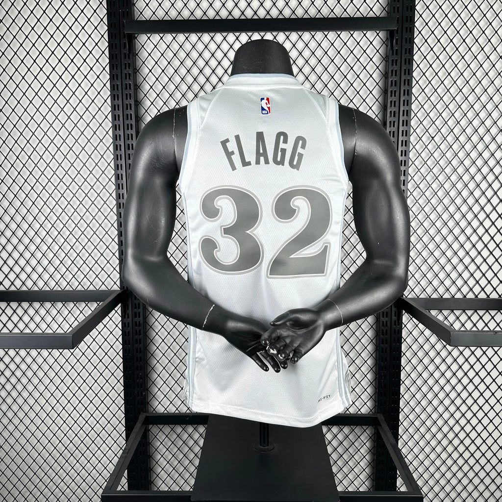 Mavericks BackFull City Jersey in White Mannequin 002